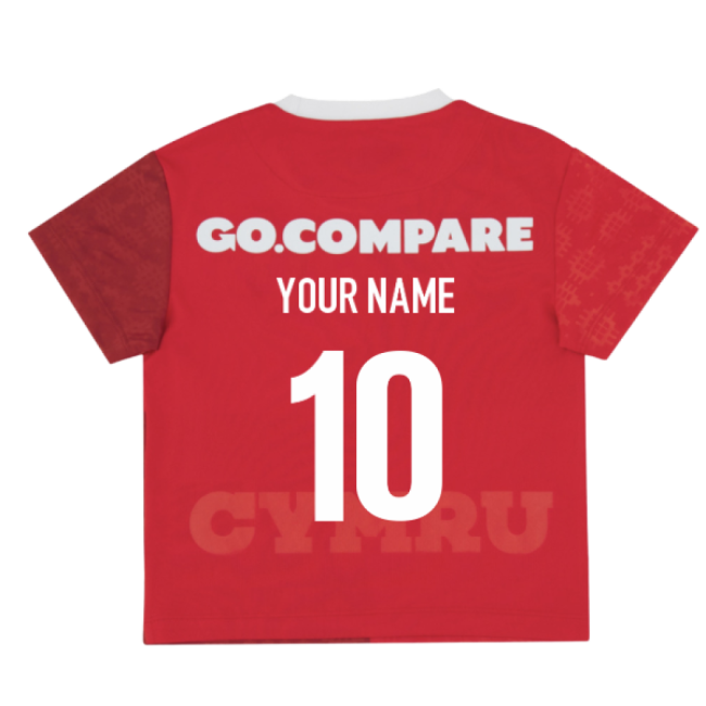 2025-2026 Wales WRU Home Rugby Mini Shirt (Your Name)