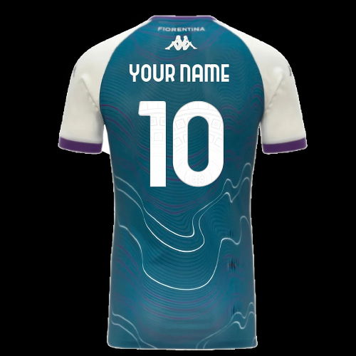 2025-2026 Fiorentina Pre Match Shirt (Turquoise) (Your Name)