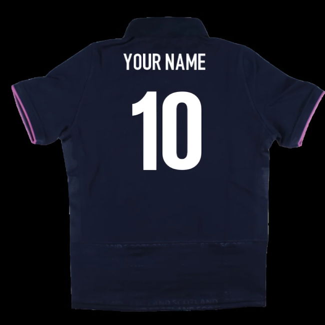 2025-2026 Scotland Home Cotton Rugby Shirt (Kids) (Your Name)