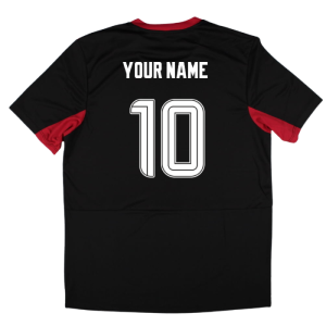 2025-2026 Rangers Pro Training Short Sleeve Tee (Caviar) (Your Name)
