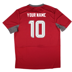 2025-2026 Rangers Pro Training Short Sleeve Tee (Rythmic Red) (Your Name)