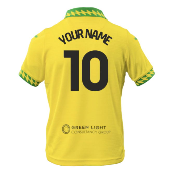 2025-2026 Norwich City Home Shirt - Kids (Your Name)