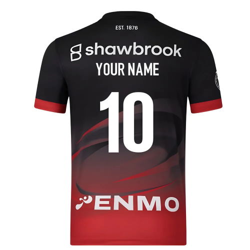 2025-2026 Saracens Home Rugby Shirt (Your Name)