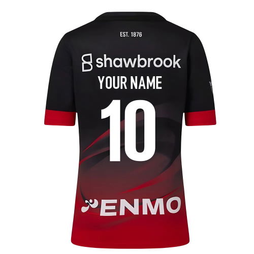 2025-2026 Saracens Home Rugby Shirt (Kids) (Your Name)