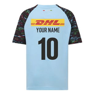 2025-2026 Harlequins Rugby Training Shirt (Sky Blue)