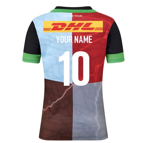 2025-2026 Harlequins Home Rugby Shirt (Kids) (Your Name)