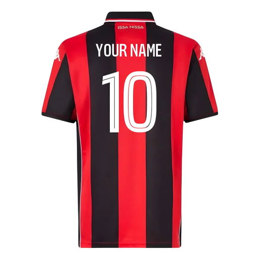2025-2026 OGC Nice Home Shirt (Your Name)  2025-2026 OGC Nice Home Shirt (Your Name)
