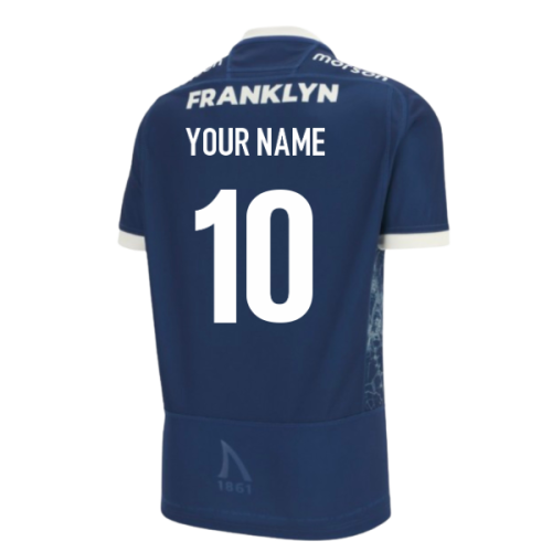 2025-2026 Sale Sharks Home Poly Rugby Shirt (Your Name)