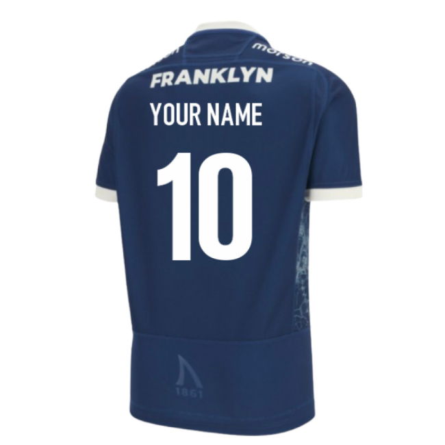 2025-2026 Sale Sharks Home Poly Rugby Shirt (Your Name)