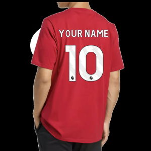 2025-2026 Liverpool Seasonal Graphic Tee (Red) (Your Name)