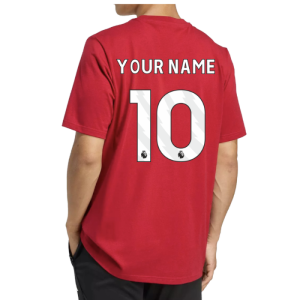 2025-2026 Liverpool Seasonal Graphic Tee (Red) (Your Name)
