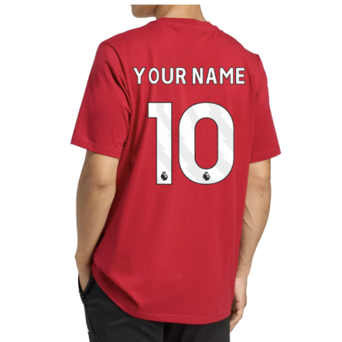 2025-2026 Liverpool Seasonal Graphic Tee (Red) (Your Name)