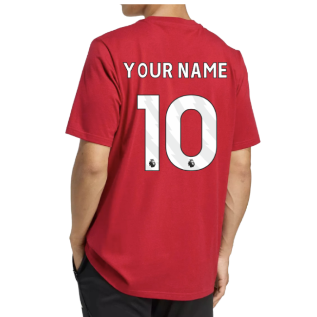 2025-2026 Liverpool Seasonal Graphic Tee (Red) (Your Name)