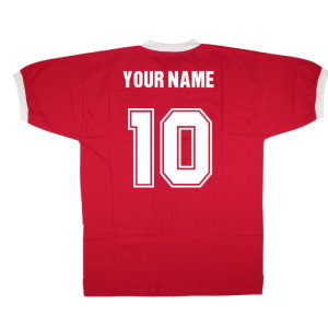 Wales 1958-1970 Home Retro Shirt (Your Name)