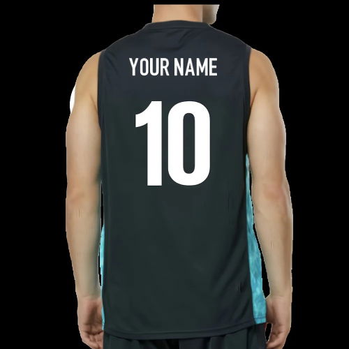 2025-2026 Leinster Performance Sleeveless Tee (Blue Graphite) (Your Name)