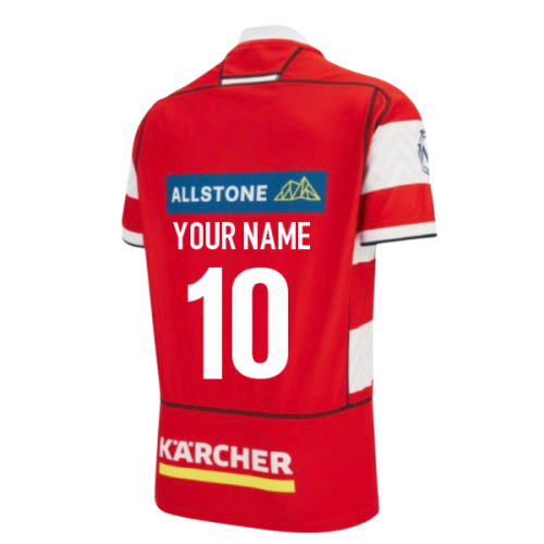 2025-2026 Gloucester Rugby Poly Home Shirt - Kids (Your Name)