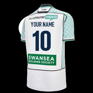2025-2026 Ospreys Away Rugby Shirt (Kids)