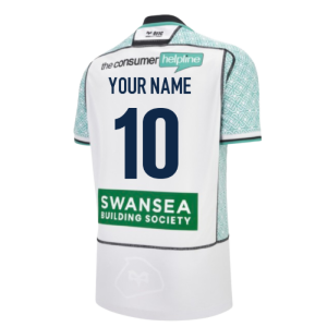 2025-2026 Ospreys Away Rugby Shirt (Kids) (Your Name)