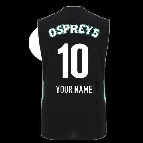 2025-2026 Ospreys Training Poly Sleeveless Shirt (Black) (Your Name)