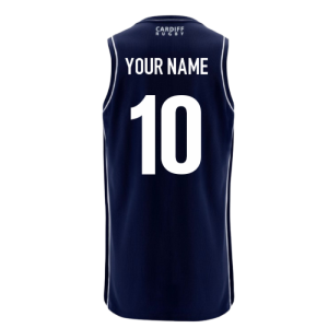 2025-2026 Cardiff Blues Basketball Singlet (Navy)