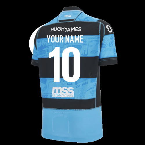 2025-2026 Cardiff Blues Home Poly Rugby Shirt (Your Name)