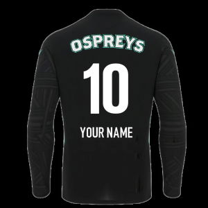 2025-2026 Ospreys Rugby Poly LS Training Tee (Black)