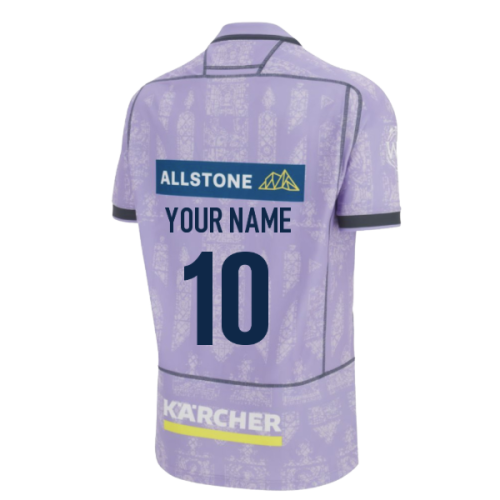 2025-2026 Gloucester Rugby Poly Away Shirt (Your Name)