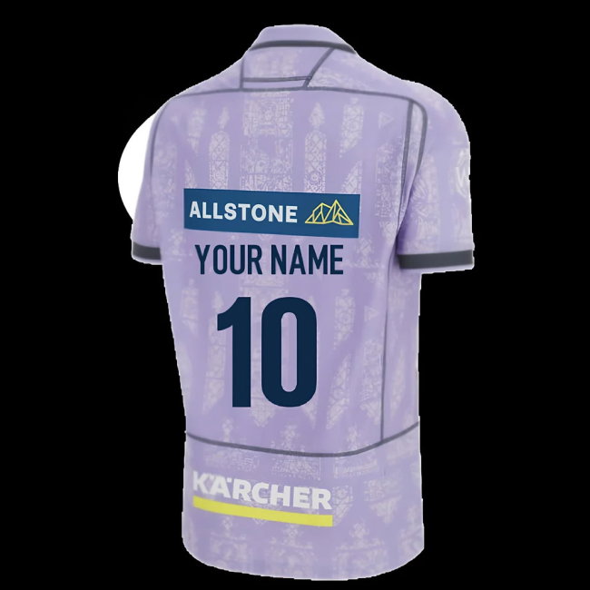 2025-2026 Gloucester Rugby Poly Away Shirt (Your Name)