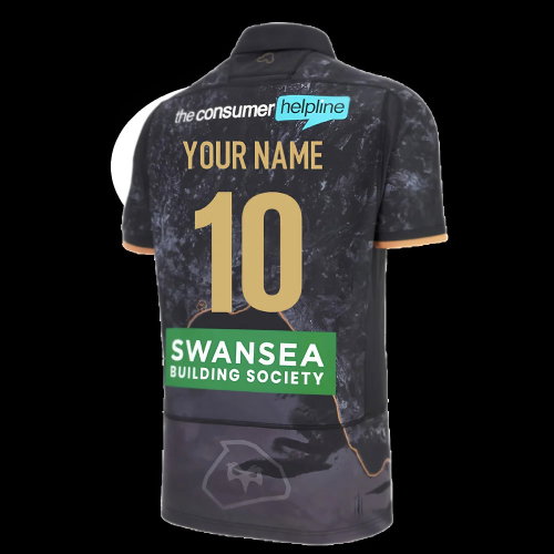 2025-2026 Ospreys Home Rugby Shirt (Kids) (Your Name)