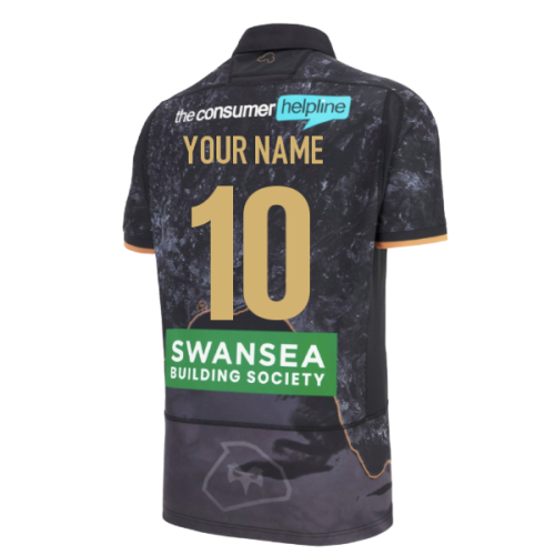 2025-2026 Ospreys Home Poly Replica Rugby Shirt (Your Name)