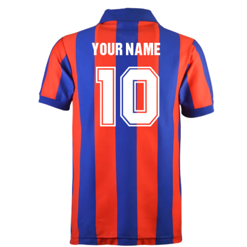 Crystal Palace 1975-76 Retro Football Shirt (Your Name)  Crystal Palace 1975-76 Retro Football Shirt (Your Name)