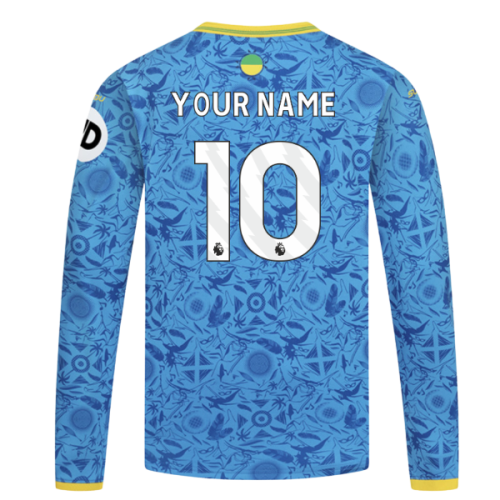 2025-2026 Wolves Long Sleeve Third Shirt (Kids) (Your Name)