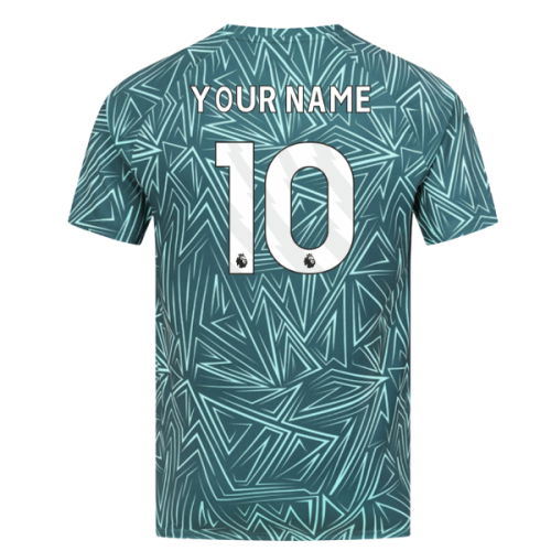 2025-2026 Wolves Away Pre-Match Shirt (Dark Green) (Your Name)