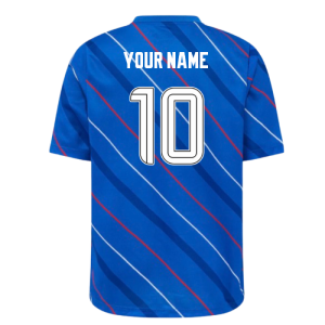 2025-2026 Rangers Home Pre Match Tee (Blue) - Kids