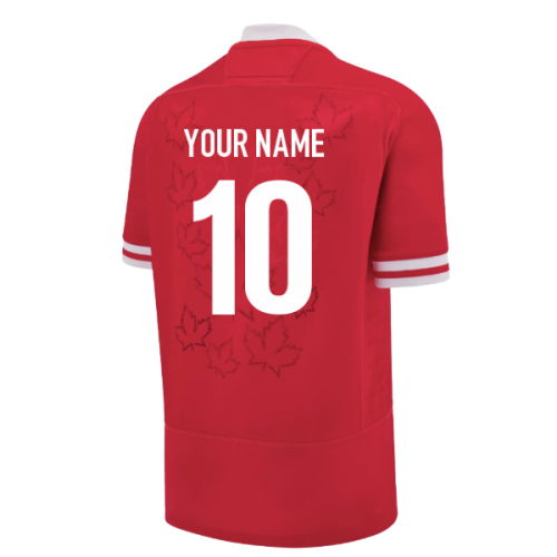 2025-2026 Canada Home Rugby Shirt (Your Name)