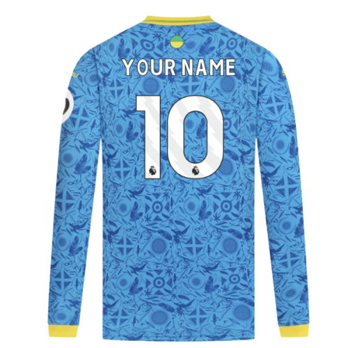2025-2026 Wolves Long Sleeve Third Shirt (Your Name)