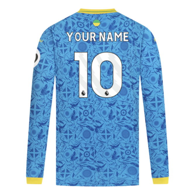 2025-2026 Wolves Long Sleeve Third Shirt (Your Name)