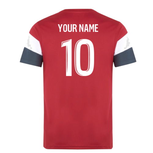 2025-2026 AS Monaco Pre Match Shirt (Red) (Your Name)