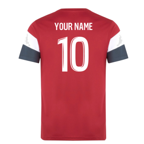 2025-2026 AS Monaco Pre Match Shirt (Red) (Your Name)