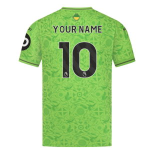 2025-2026 Wolves Goalkeeper Third Shirt (Green) (Your Name)