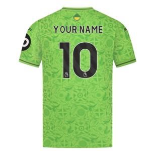 2025-2026 Wolves Goalkeeper Third Shirt (Green) (Your Name)