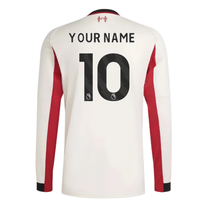 2025-2026 Liverpool Long Sleeve Away Shirt (Your Name)