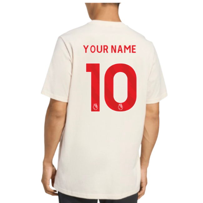 2025-2026 Liverpool Seasonal Graphic Tee (White) (Your Name)