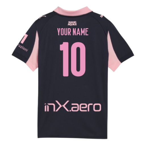 2025-2026 Palermo Away Shirt (Kids) (Your Name)