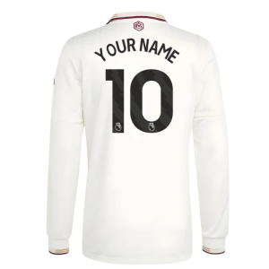 2025-2026 Arsenal Authentic Long Sleeve Third Shirt (Your Name)
