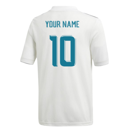 2017-2018 Real Madrid Home Youth Kit (Your Name)