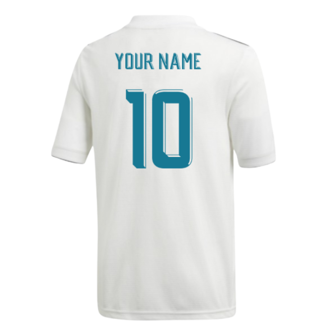 2017-2018 Real Madrid Home Youth Kit (Your Name)