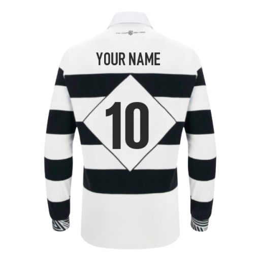 2025-2026 Barbarians Home Cotton LS Rugby Shirt (Your Name)
