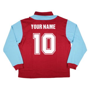 Aston Villa 1935-36 Retro Football Shirt (Your Name)