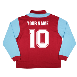 Aston Villa 1935-36 Retro Football Shirt (Your Name)
